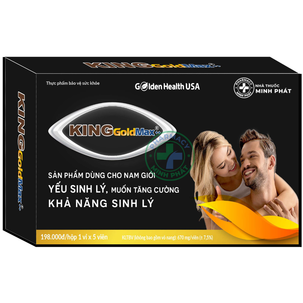 KING GOLD MAX - Tăng cường sức mạnh và sinh lý